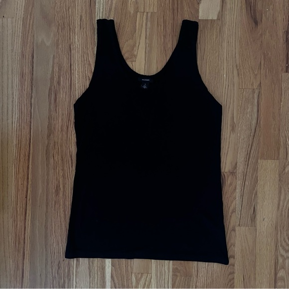 Halogen Black Stretch Tank Top | Size M - Picture 2 of 4